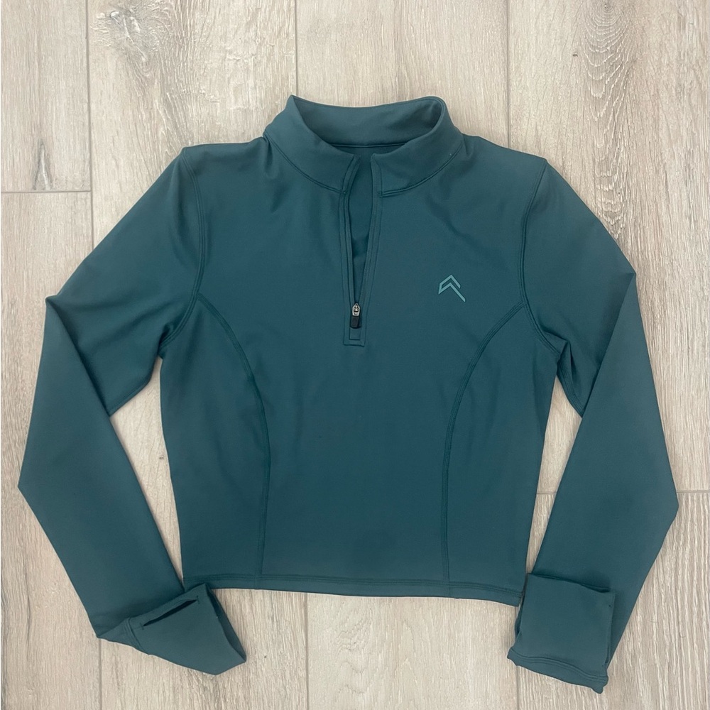 Oner Active teal quarter zip